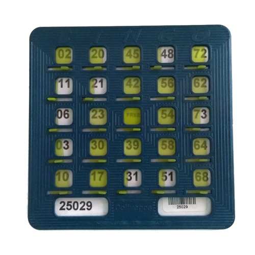 250 Cartones Plásticos Para Bingo Tablas Bingo Profesional