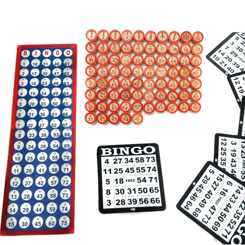 Juego de Bingo Viajero Tablas de Carton