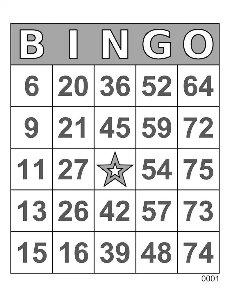 100 Tablas De Bingo En Pdf Imprimible Letra Grande Divertido